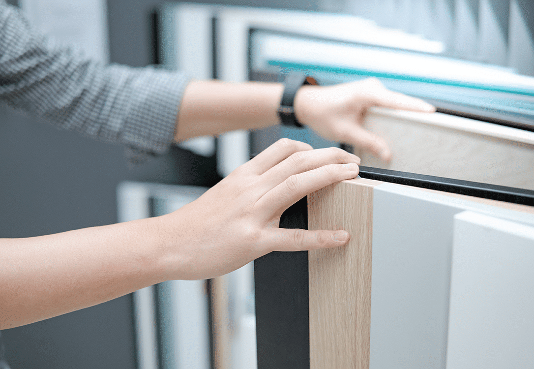 Materialauswahl Wohnung